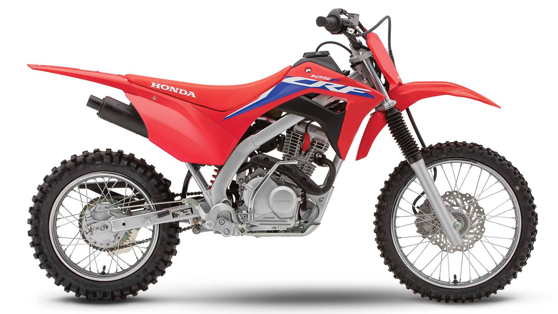 Left side-view of Honda CRF125F.