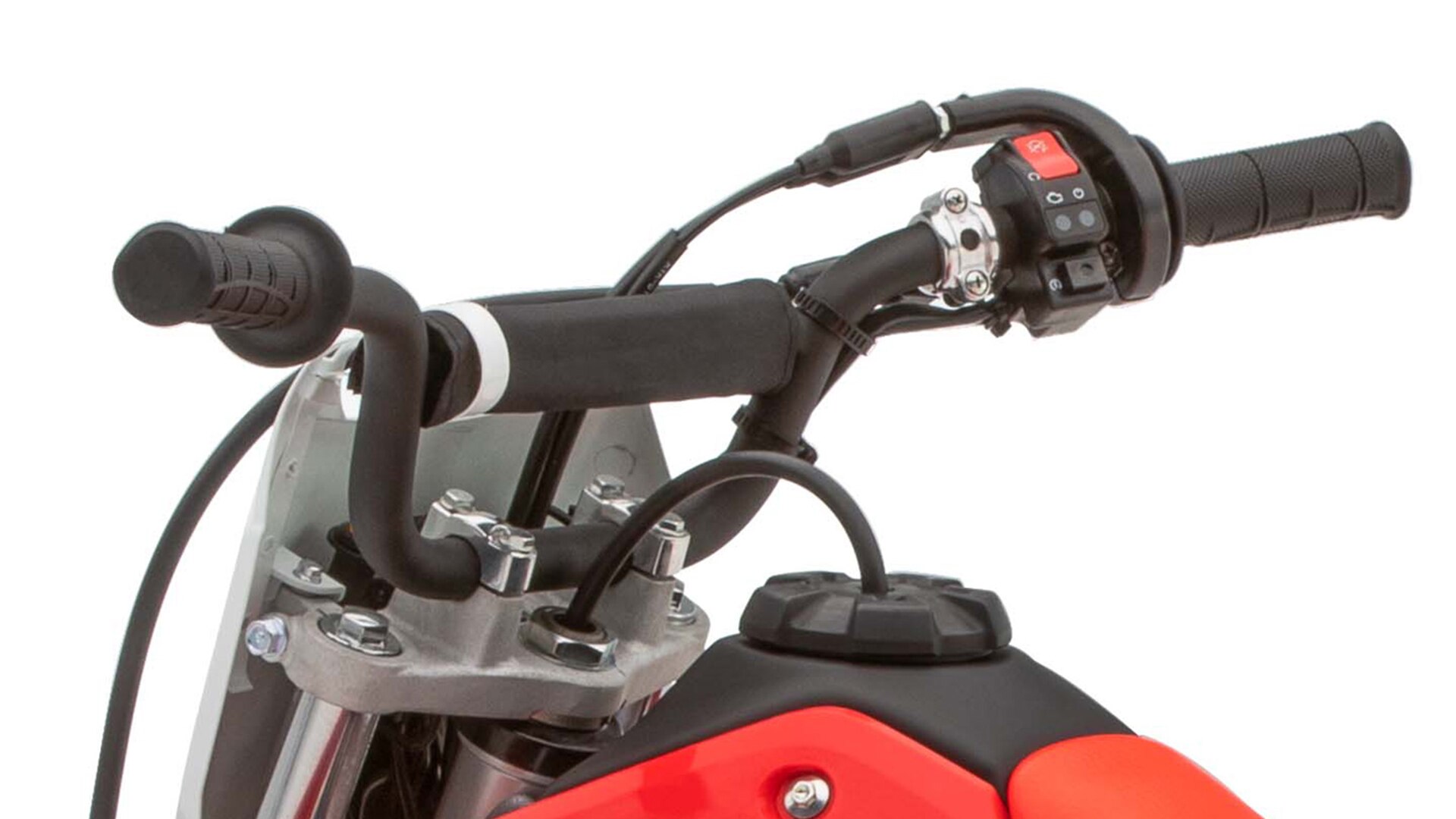 Close-up of adjustable throttle