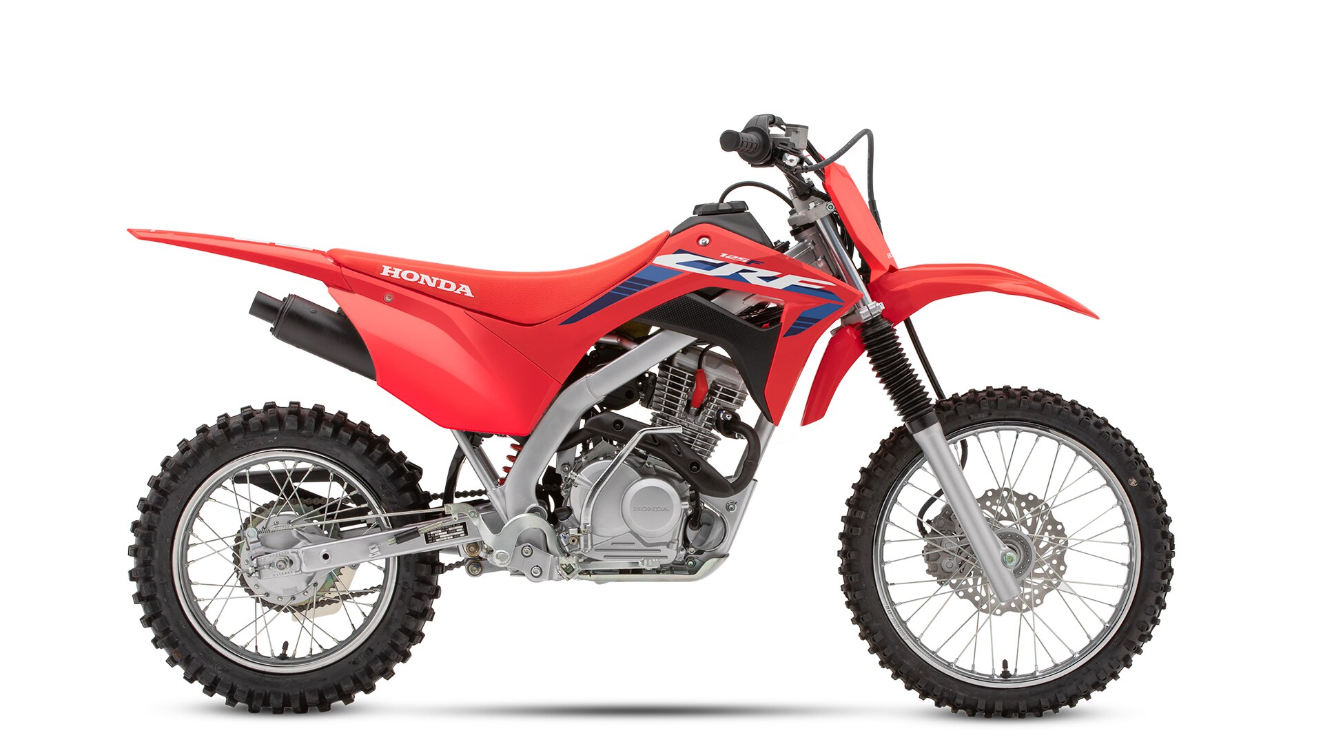 Left side-view of Honda CRF125F.