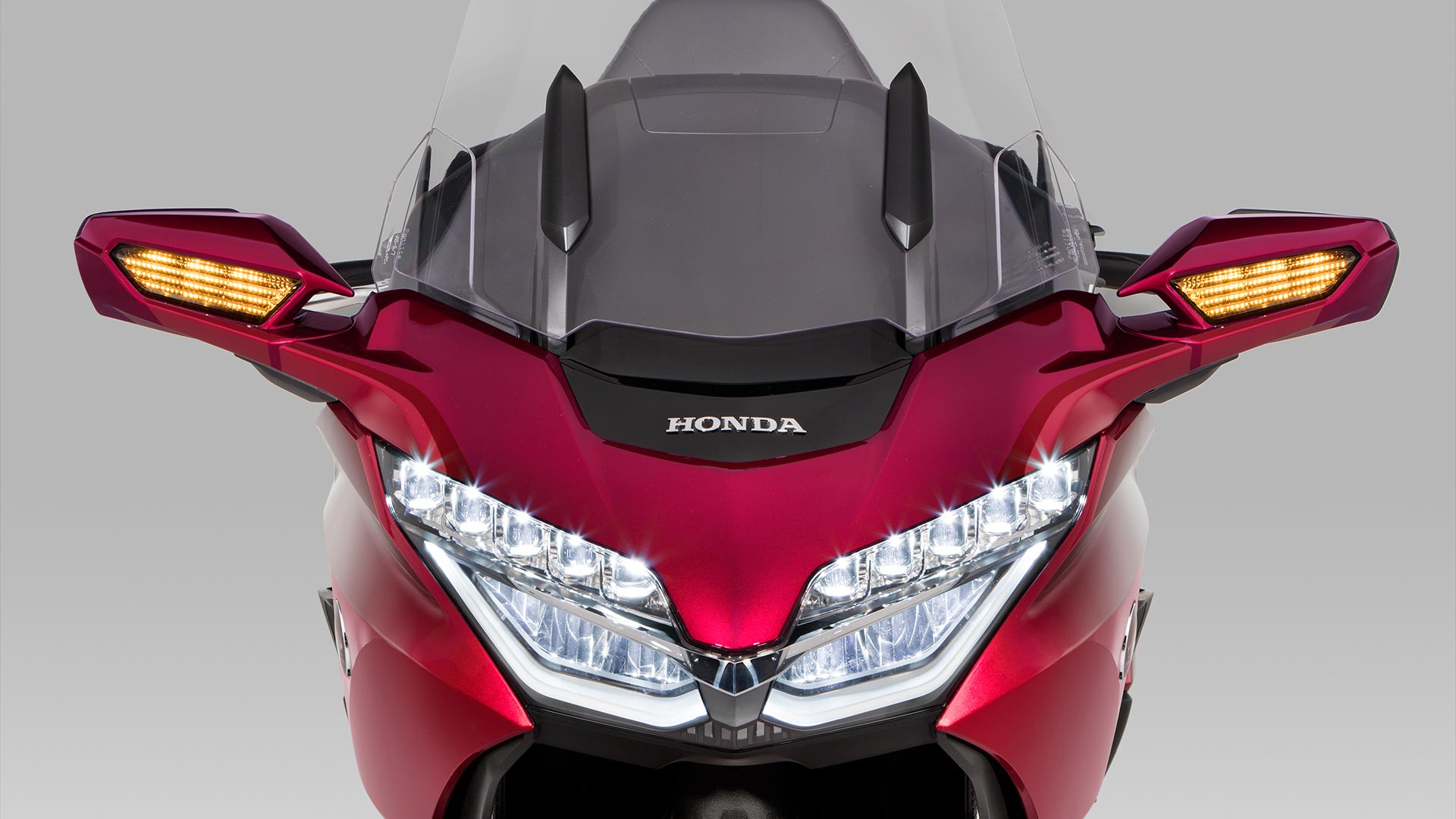 Close-Up. Front-View. LED Headlights.
